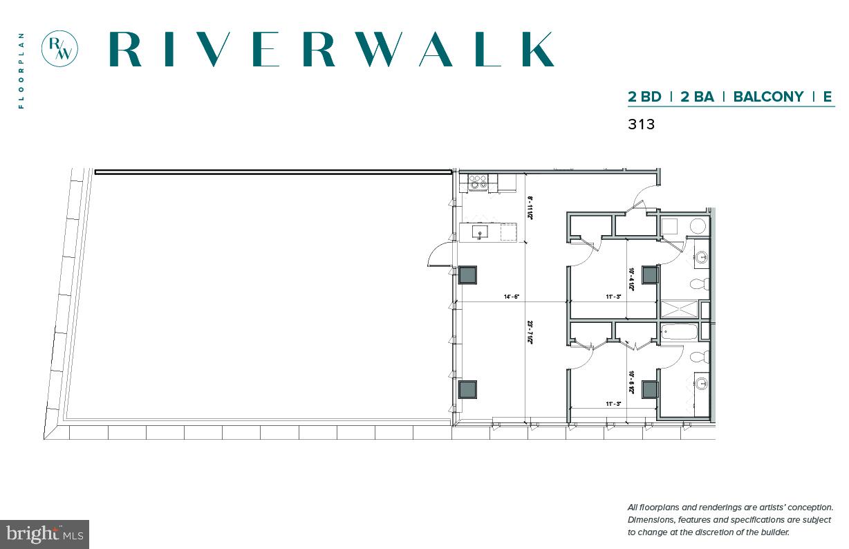 60 North 23rd Street, Unit 2013 Philadelphia, PA 19103 - Photo 40 of 46 a picture of a room
