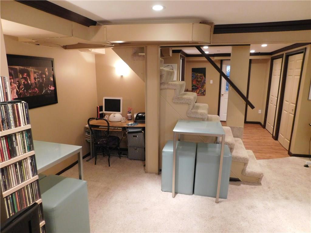 604 Cascade Road Forest Hills, PA 15221 - Photo 20 of 25 There is also a nice space for a home office. On the other side of this wall is laundry, mechanicals and storage. To the right are 3 spacious closets, and to the left is the full bath.