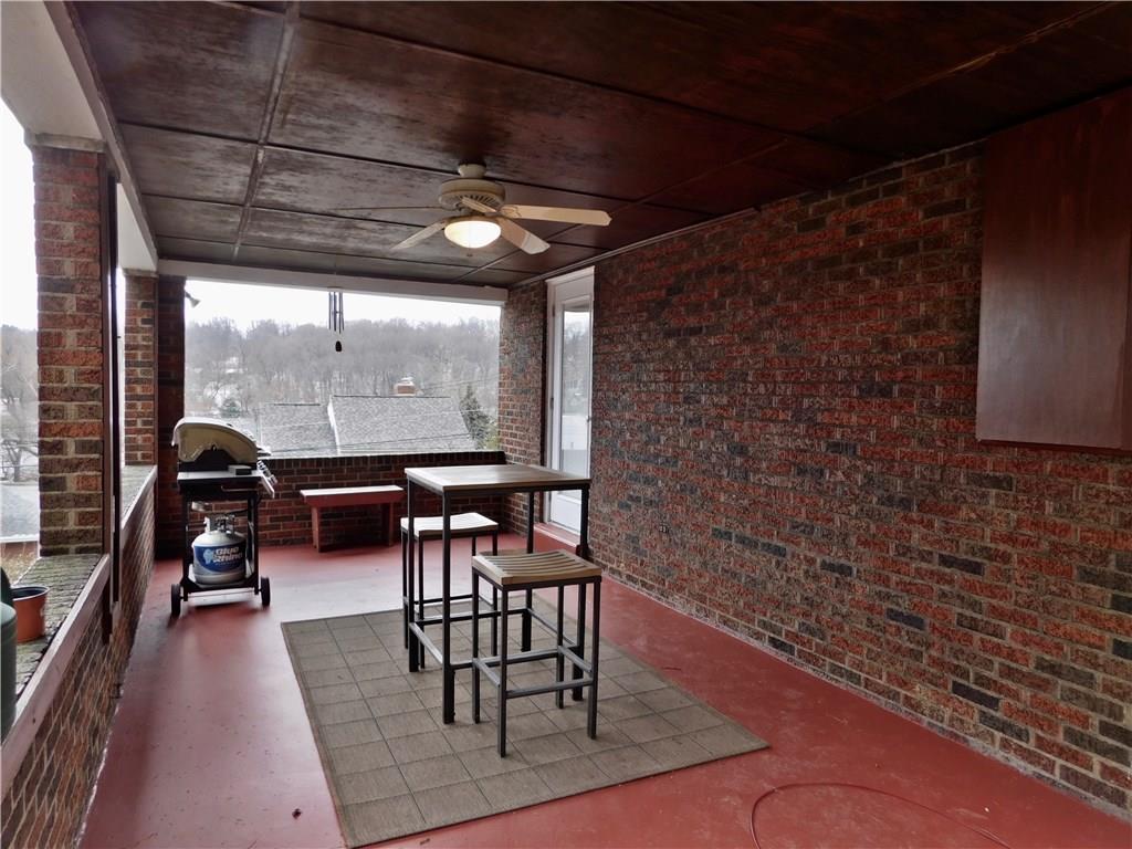 604 Cascade Road Forest Hills, PA 15221 - Photo 24 of 25 This covered porch runs along the side of the house, from front to back. It is a nice place to entertain, combined with the large patio right around the corner. It is also a good place to get ready for a walk around Edgewood Acres or to the new dog park being constructed this spring.