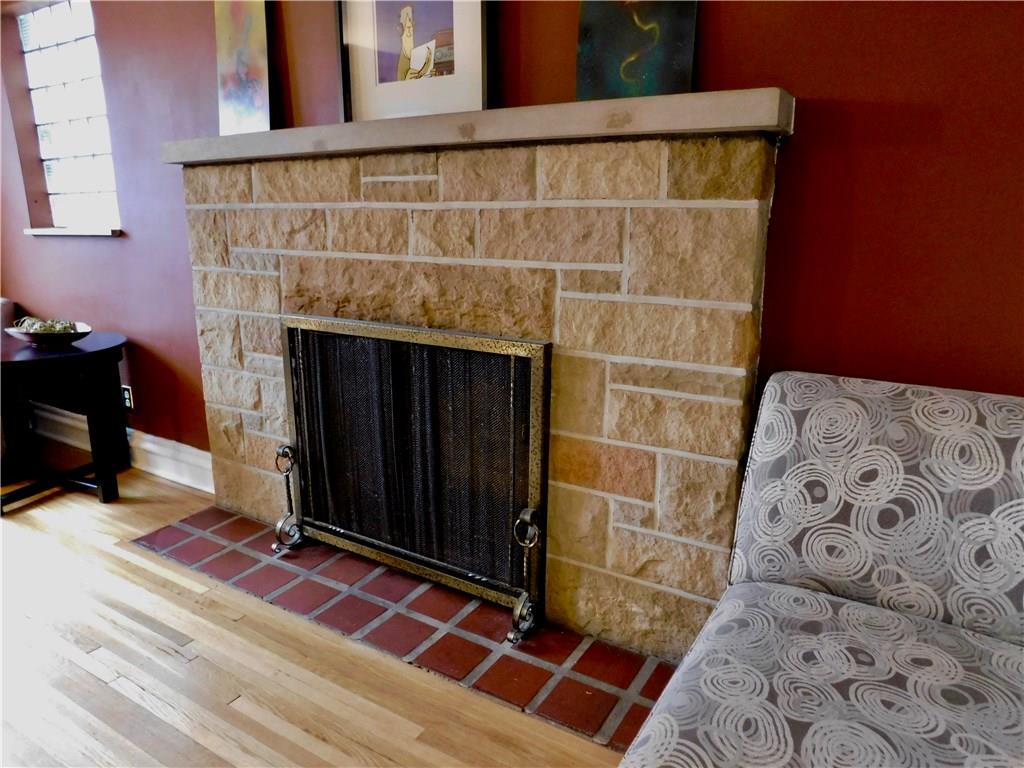 604 Cascade Road Forest Hills, PA 15221 - Photo 7 of 25 This handsome stone fireplace adds character and a focal point to the living room. The current owners haven't used it, but it is believed to be a log burning fireplace.