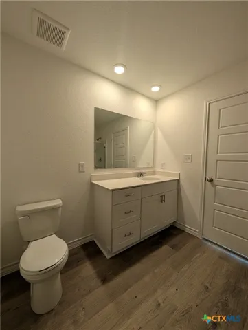 a view of a city street from a terrace