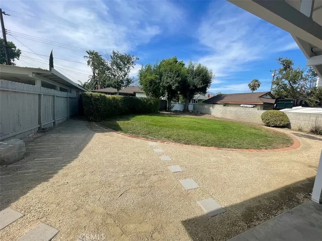 a house view with a outdoor space