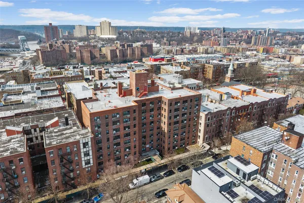 a view of city with lots of residential buildings