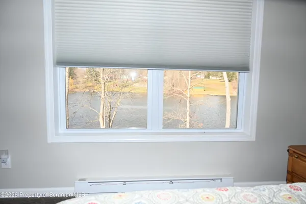 a view of a window in a room