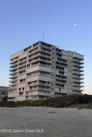 a front view of building