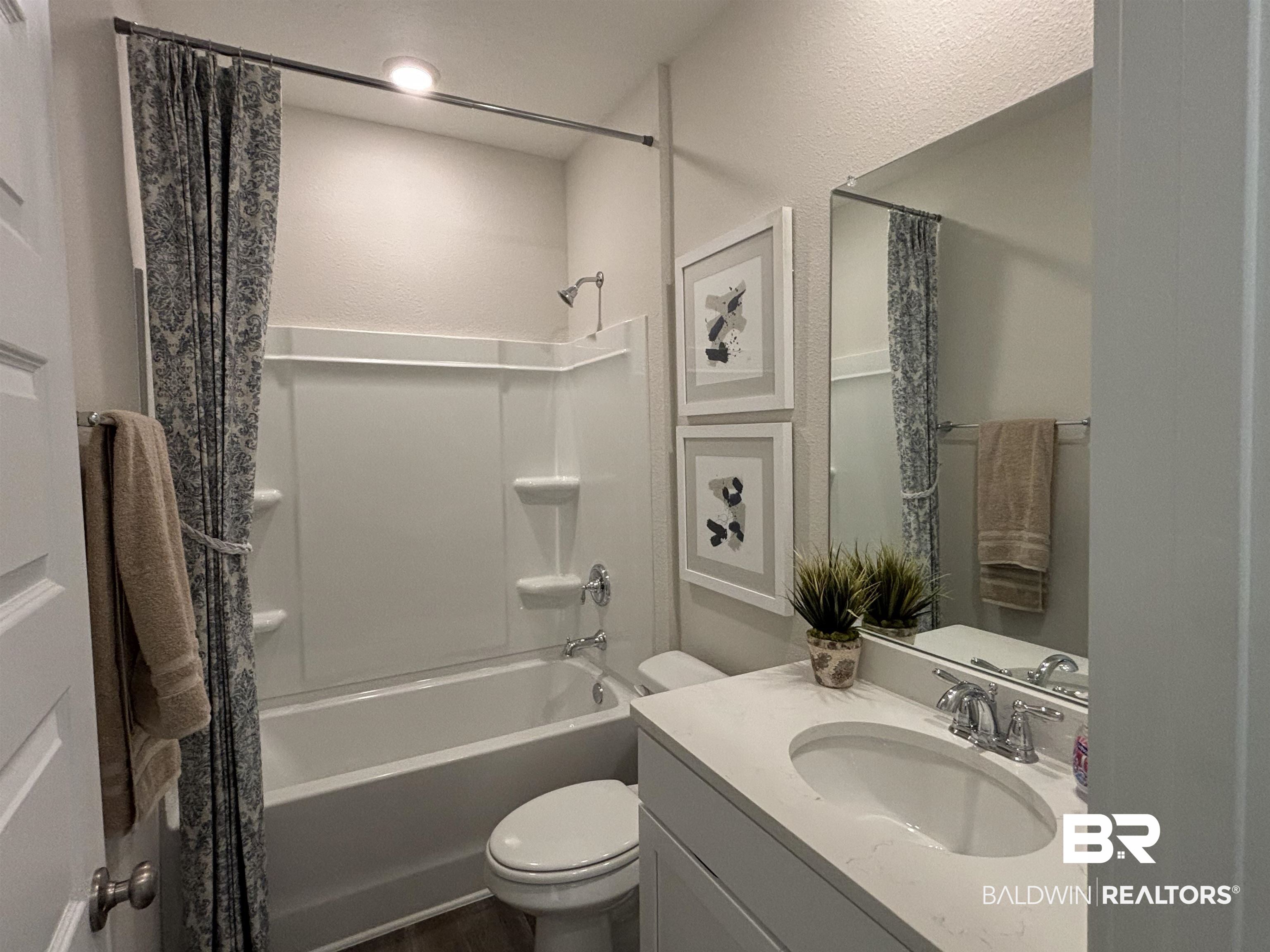 370 Barndling Street Fairhope, AL 36532 - Photo 25 of 30 Full bathroom featuring toilet, shower / tub combo, and vanity