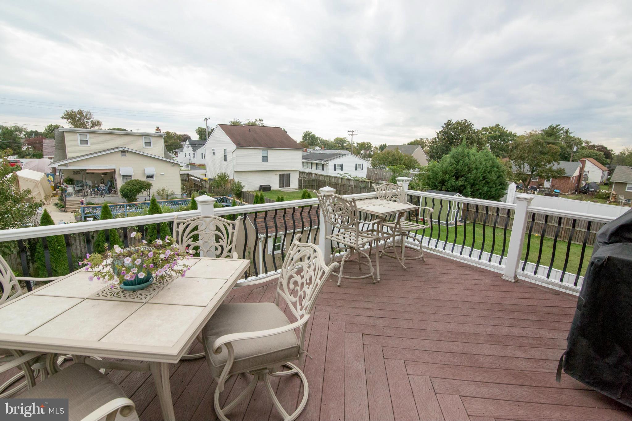 163 Roland Road Pasadena, MD 21122 - Photo 24 of 30 Rear Deck