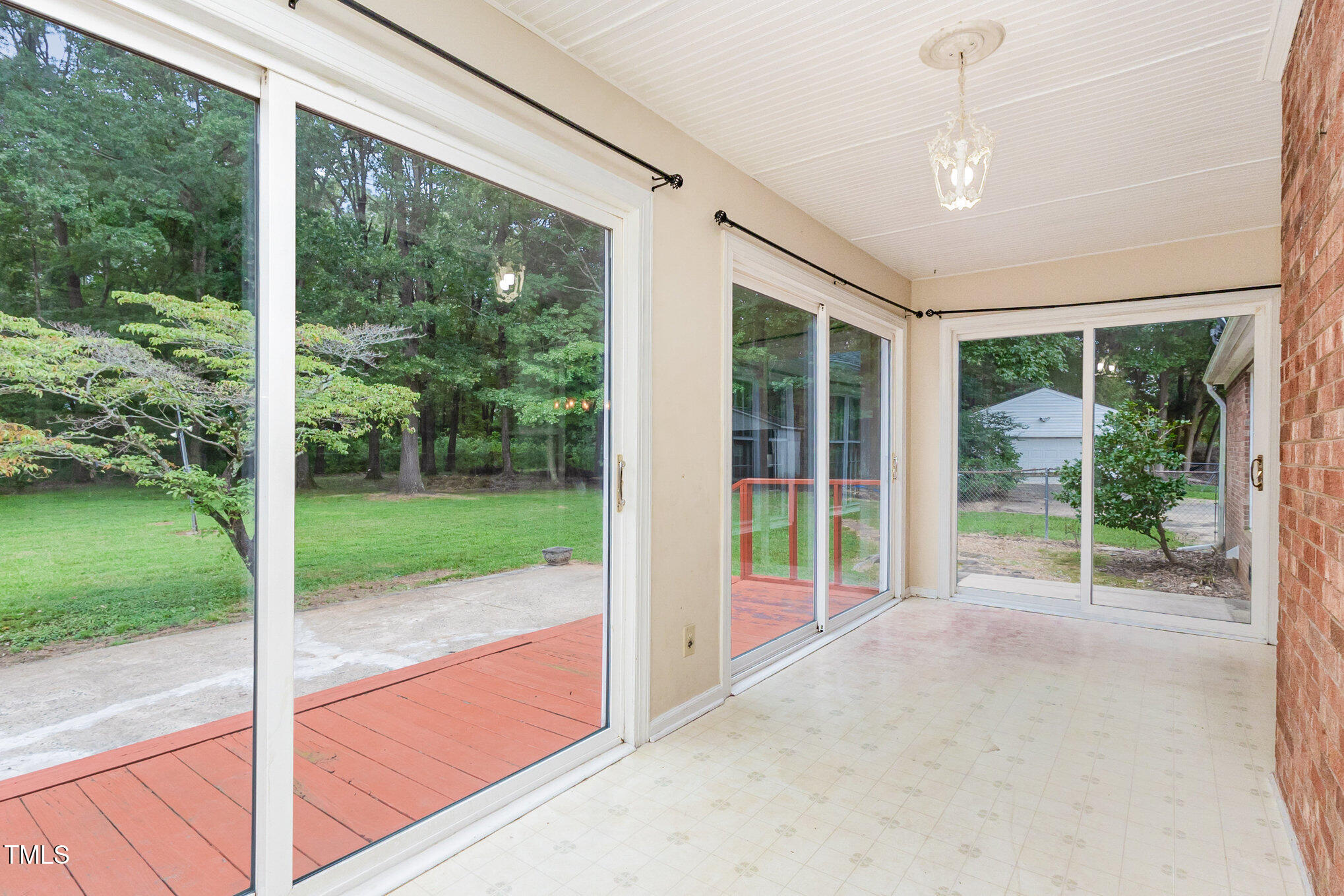 316 Cheeks Lane Graham, NC 27253 - Photo 21 of 52 a view of a house with backyard and porch