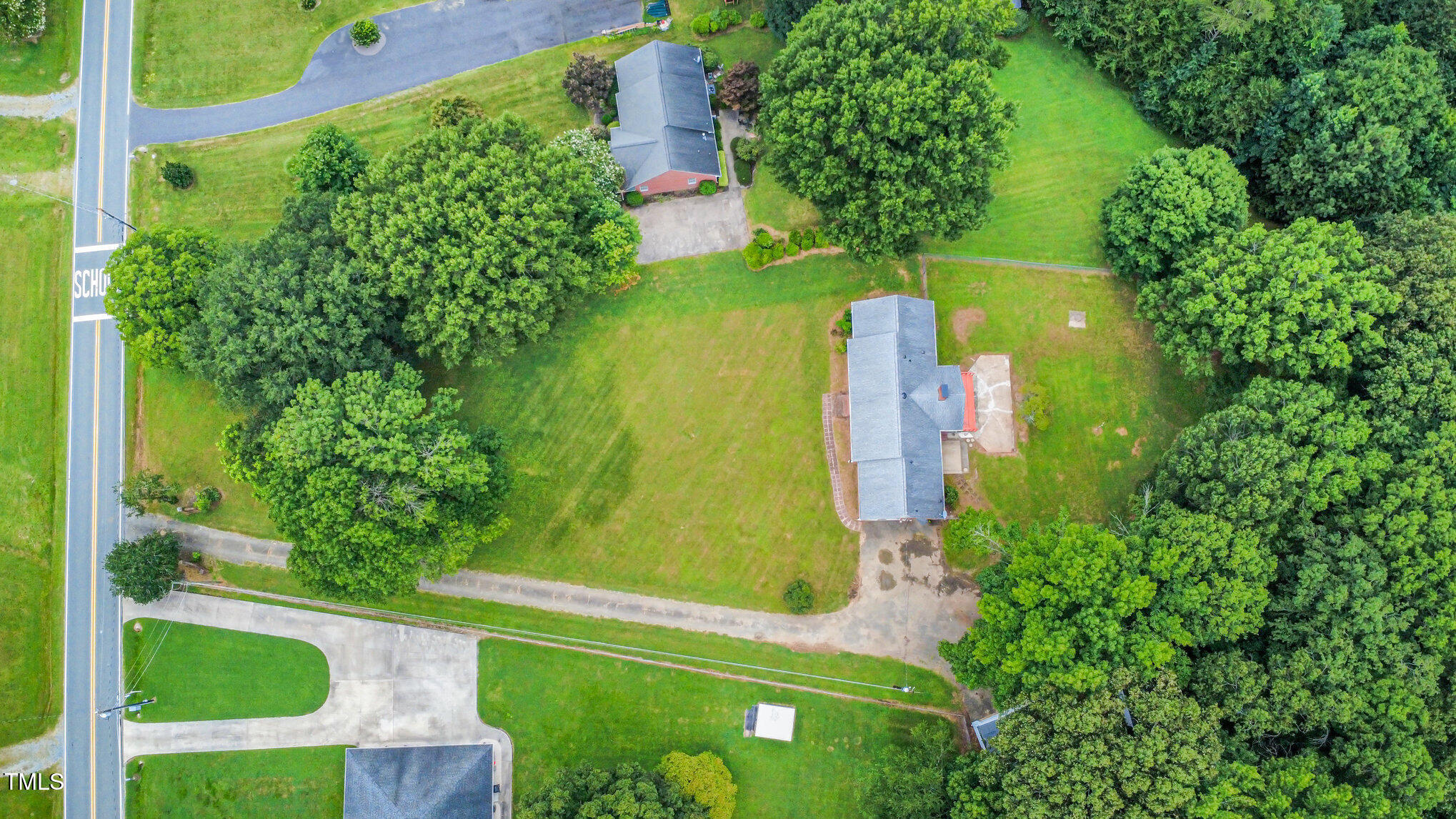 316 Cheeks Lane Graham, NC 27253 - Photo 48 of 52 an aerial view of a residential houses