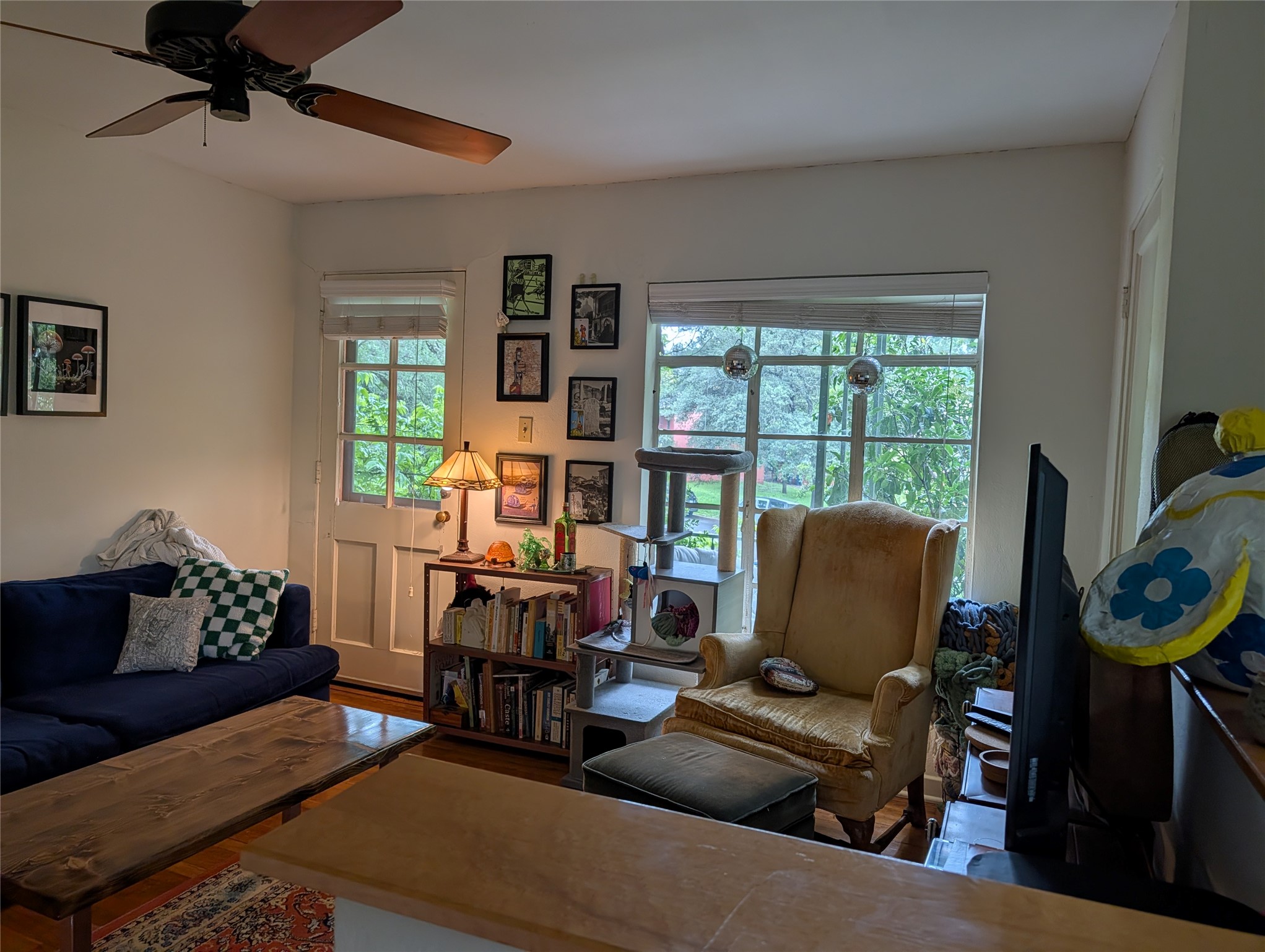 1302 Kirkwood Road, Unit B Austin, TX 78722 - Photo 4 of 12 Neutral white wall finishes