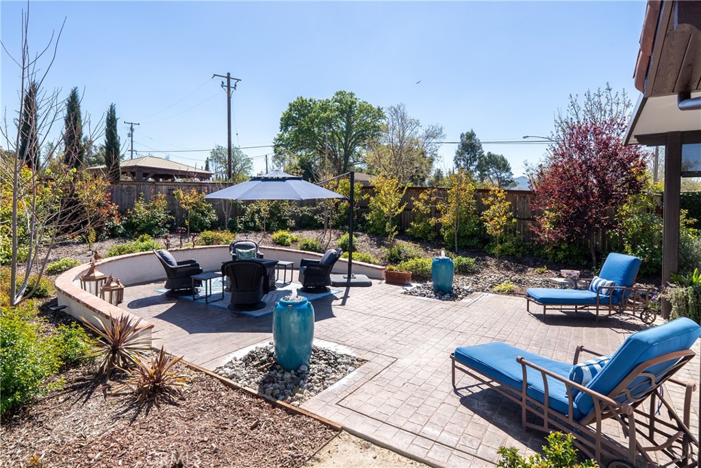 9300 Via Castillo Atascadero, CA 93422 - Photo 45 of 49 a view of a backyard with sitting area