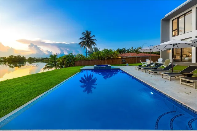 a view of outdoor space and yard