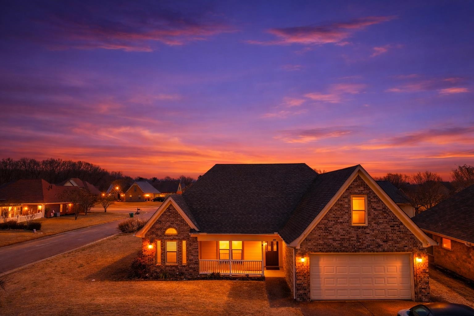 220 Terry Road Somerville, TN 38068 - Photo 3 of 29 a front view of a house with a yard
