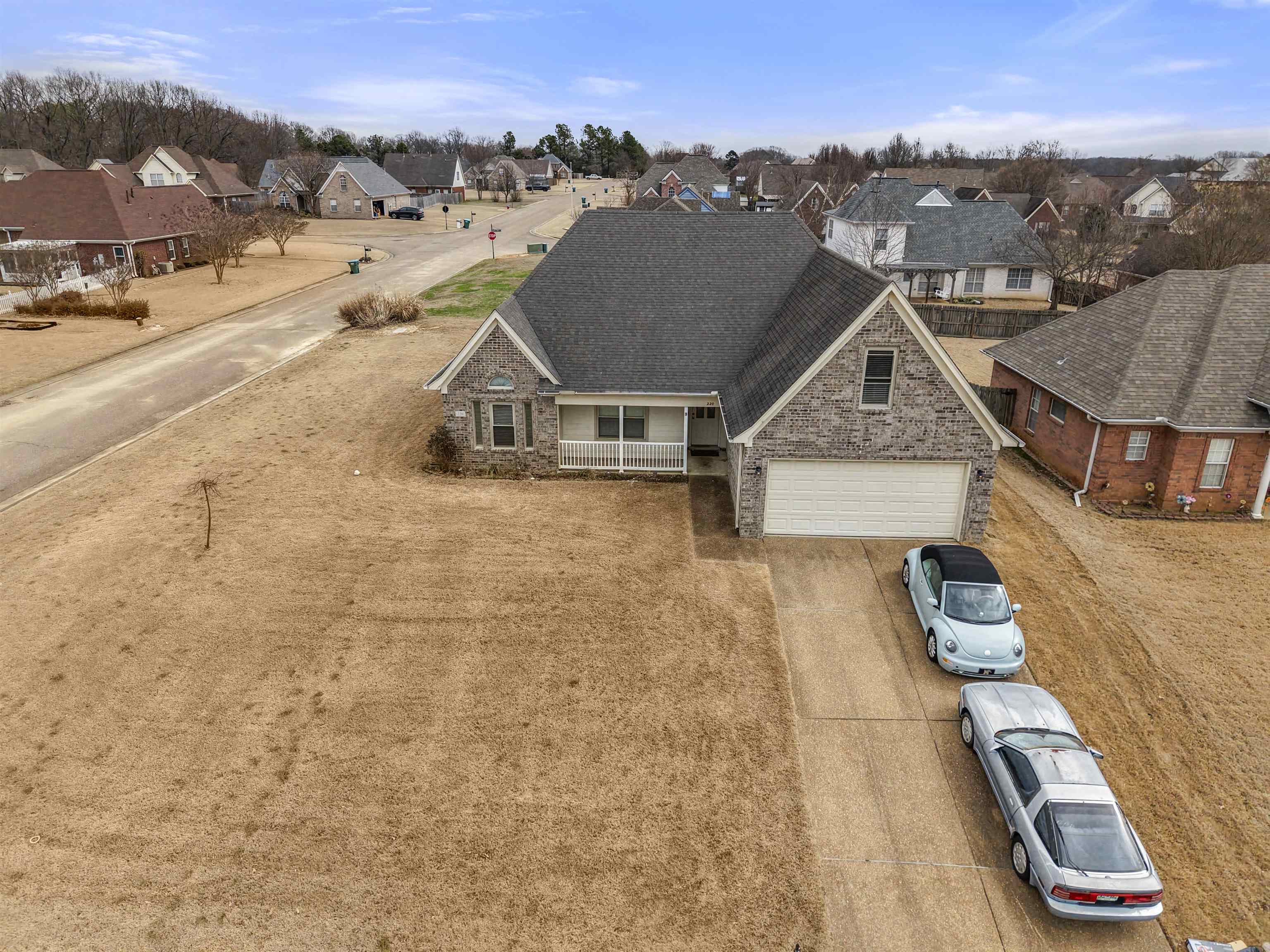 220 Terry Road Somerville, TN 38068 - Photo 5 of 29 an aerial view of a house with a yard