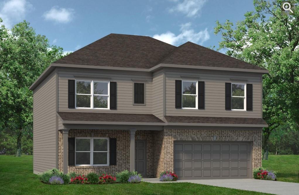 51 Bennett Way Rome, GA 30161 - Photo 1 of 1 a front view of a house with garden
