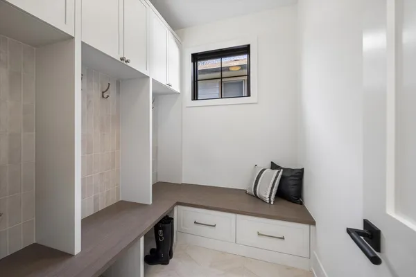 a room with storage and utility