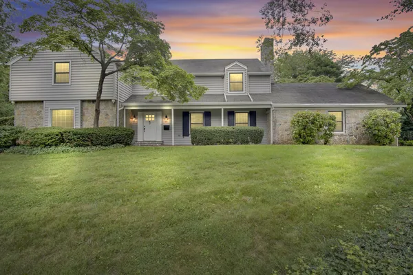 front view of house with a yard