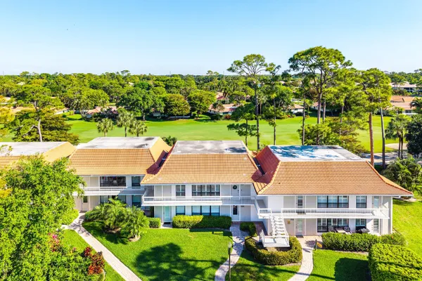 an aerial view of multiple houses
