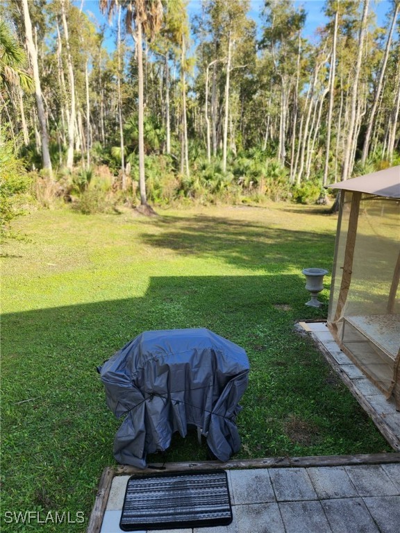 10823 Ani Circle Estero, FL 33928 - Photo 19 of 31 a view of a garden with an outdoor space