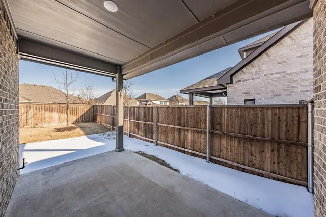 a view of a brick wall