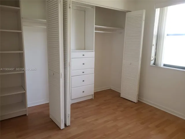 a view of closet area