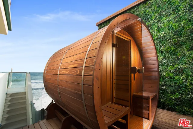 a view of ocean view with beach