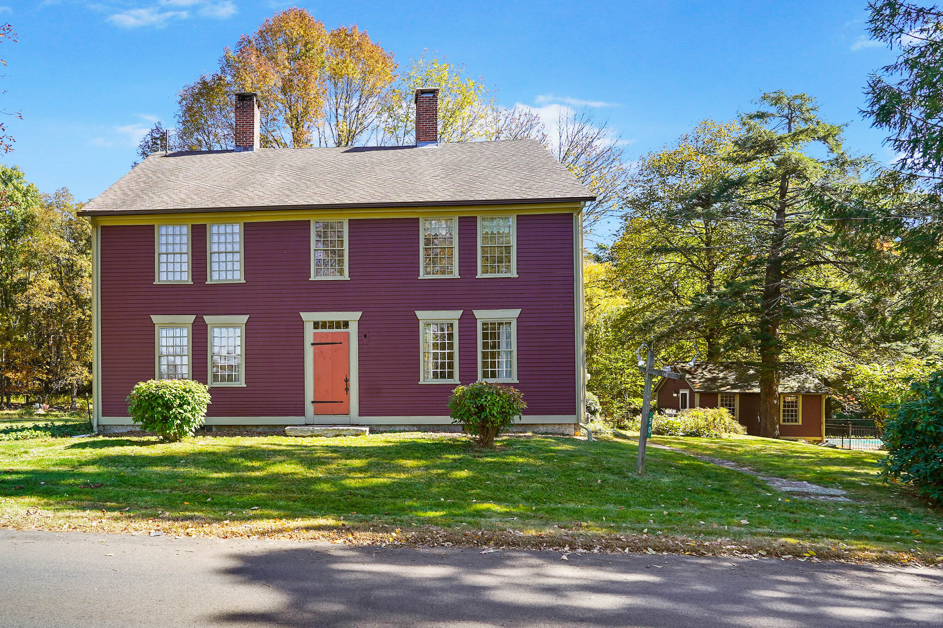 50 Perrin Road Woodstock, CT 06281 - Photo 1 of 1 Welcome to the Elias Child House at 50 Perrin Road, Woodstock