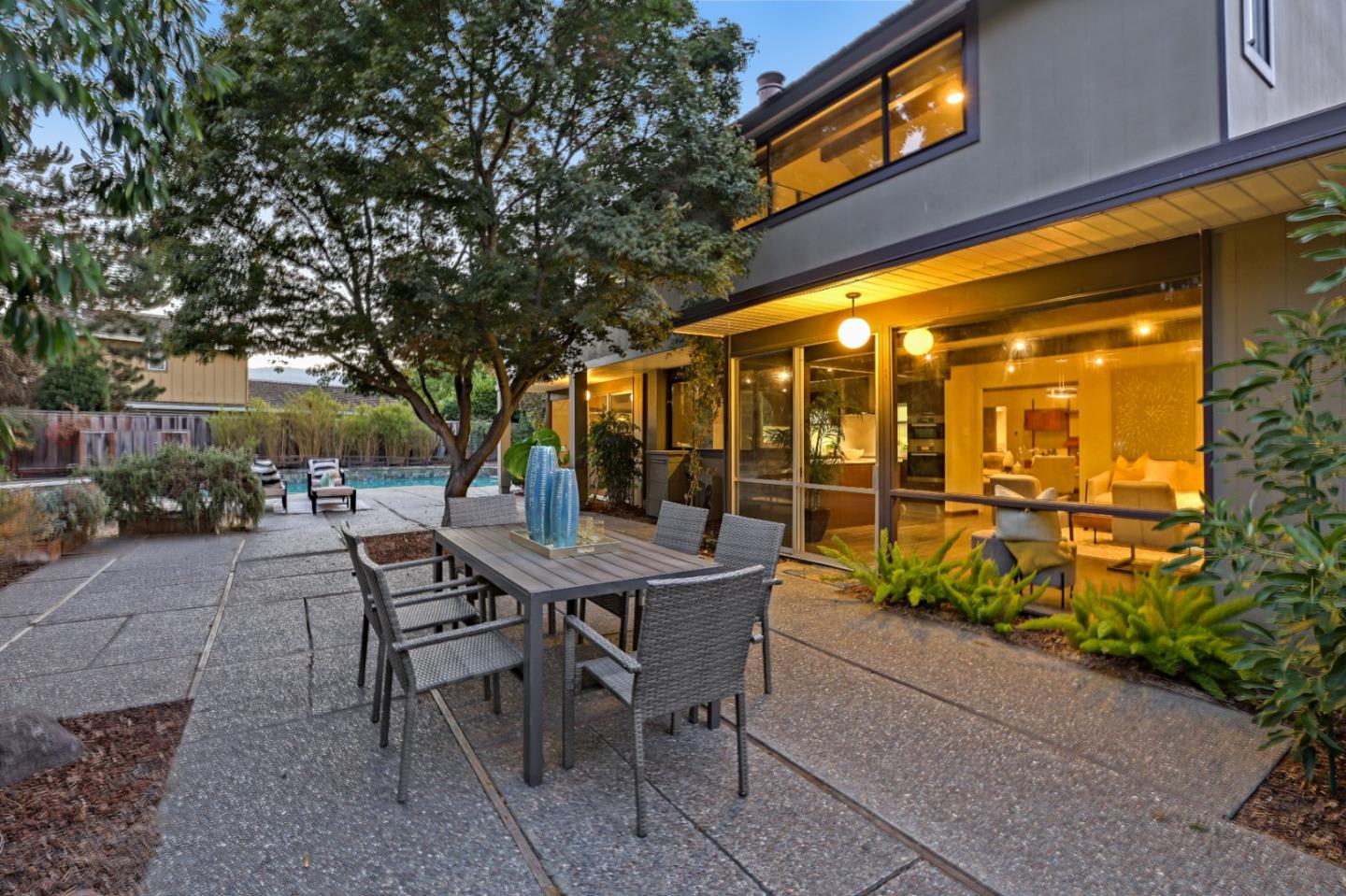 1614 Clay Drive Los Altos, CA 94024 - Photo 42 of 43 a view of a chairs and table in the patio