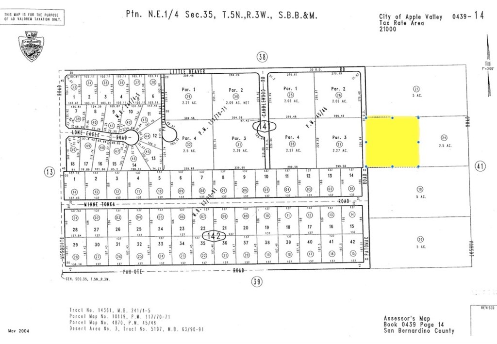0 Patomac Road Apple Valley, CA 92308 - Photo 1 of 1 Gallery Image 1