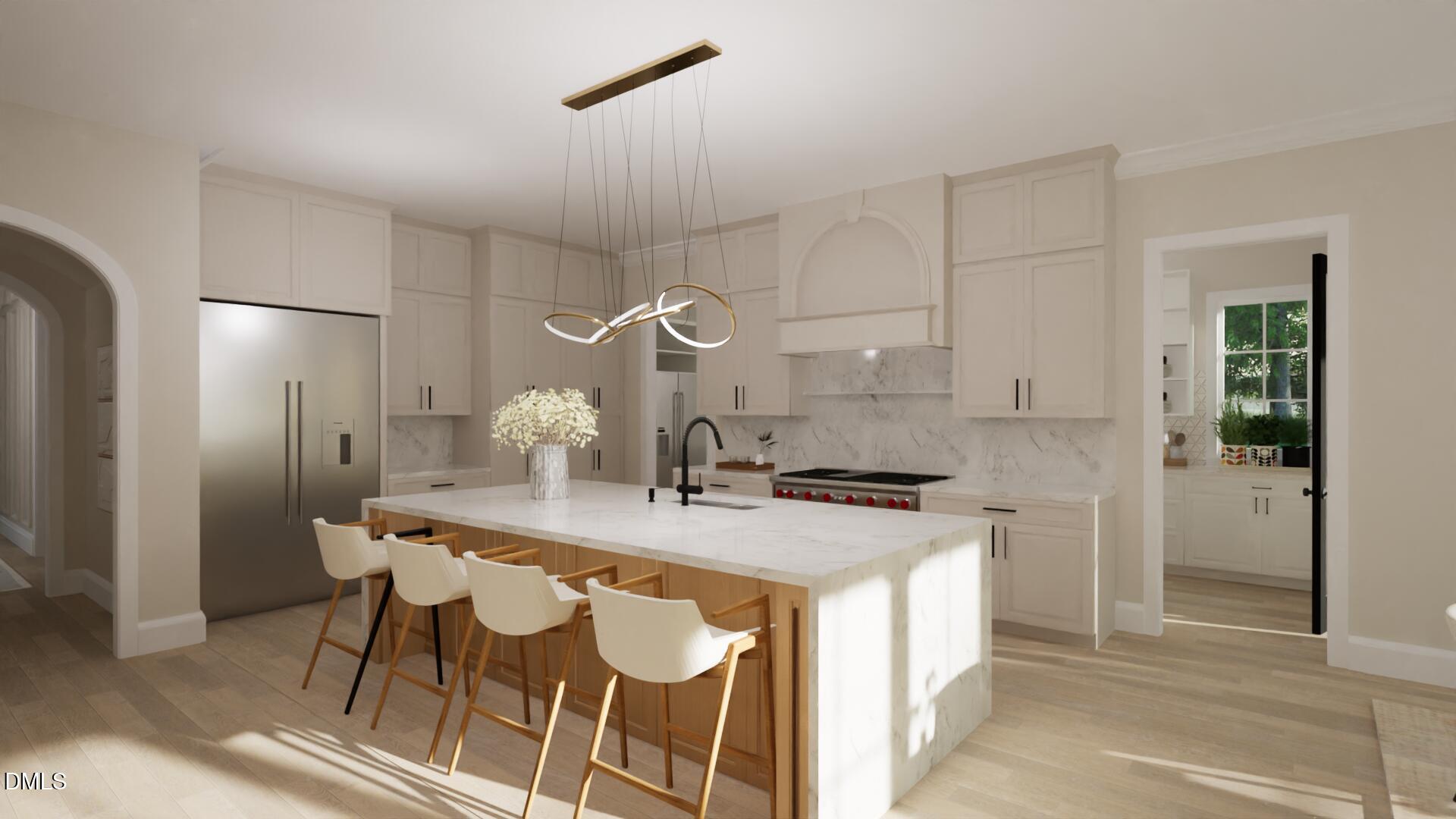 4801 Rampart Street Raleigh, NC 27609 - Photo 10 of 61 Kitchen Rendering