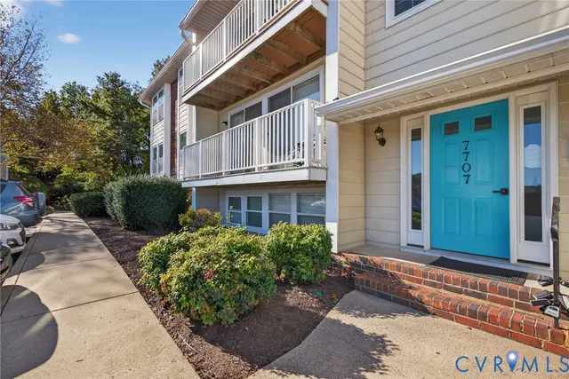 a view of a house with a garden