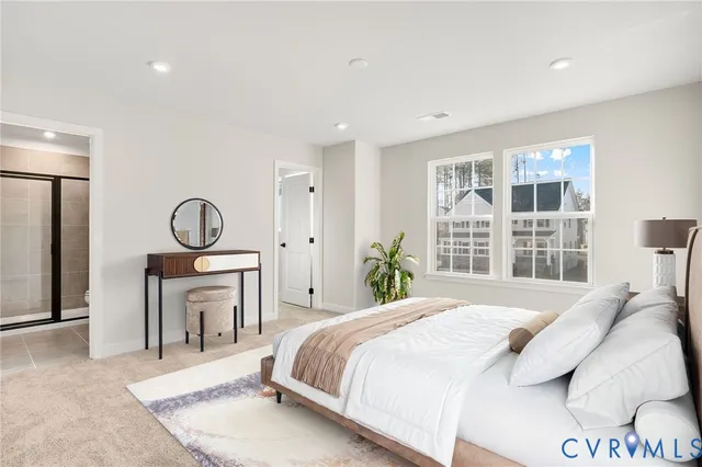 a view of an empty room