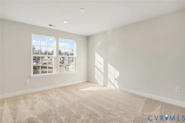 a view of an empty room