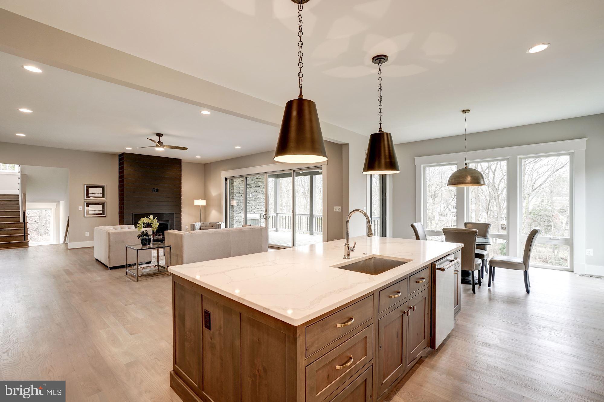 1826 Kirby Road McLean, VA 22101 - Photo 56 of 56 a kitchen with sink stove and living room
