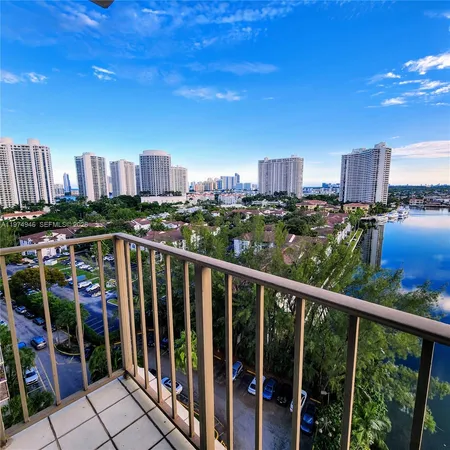 a view of city from balcony