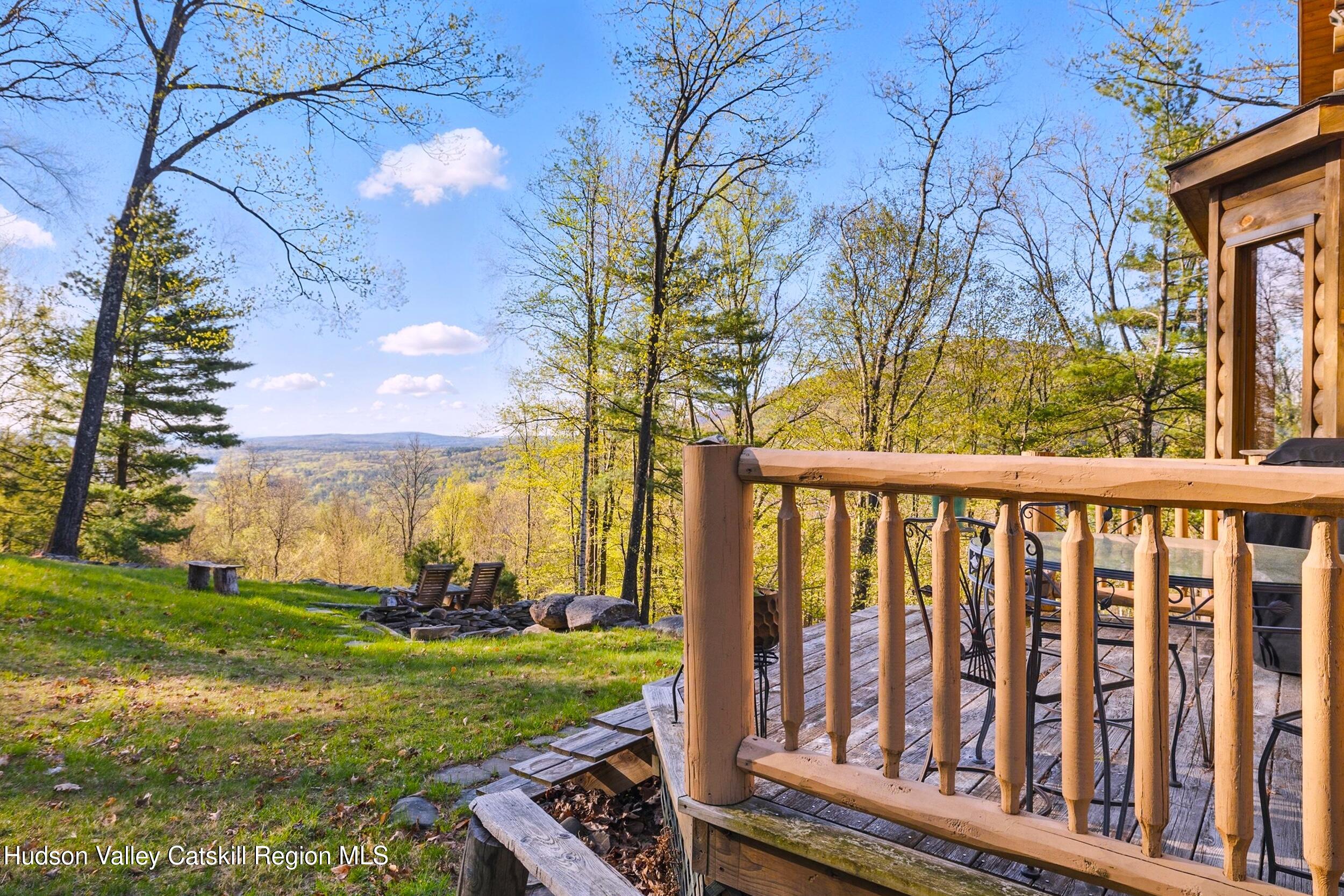 48 Hillside Drive West Shokan, NY 12494 - Photo 24 of 30 a view of a yard with wooden fence