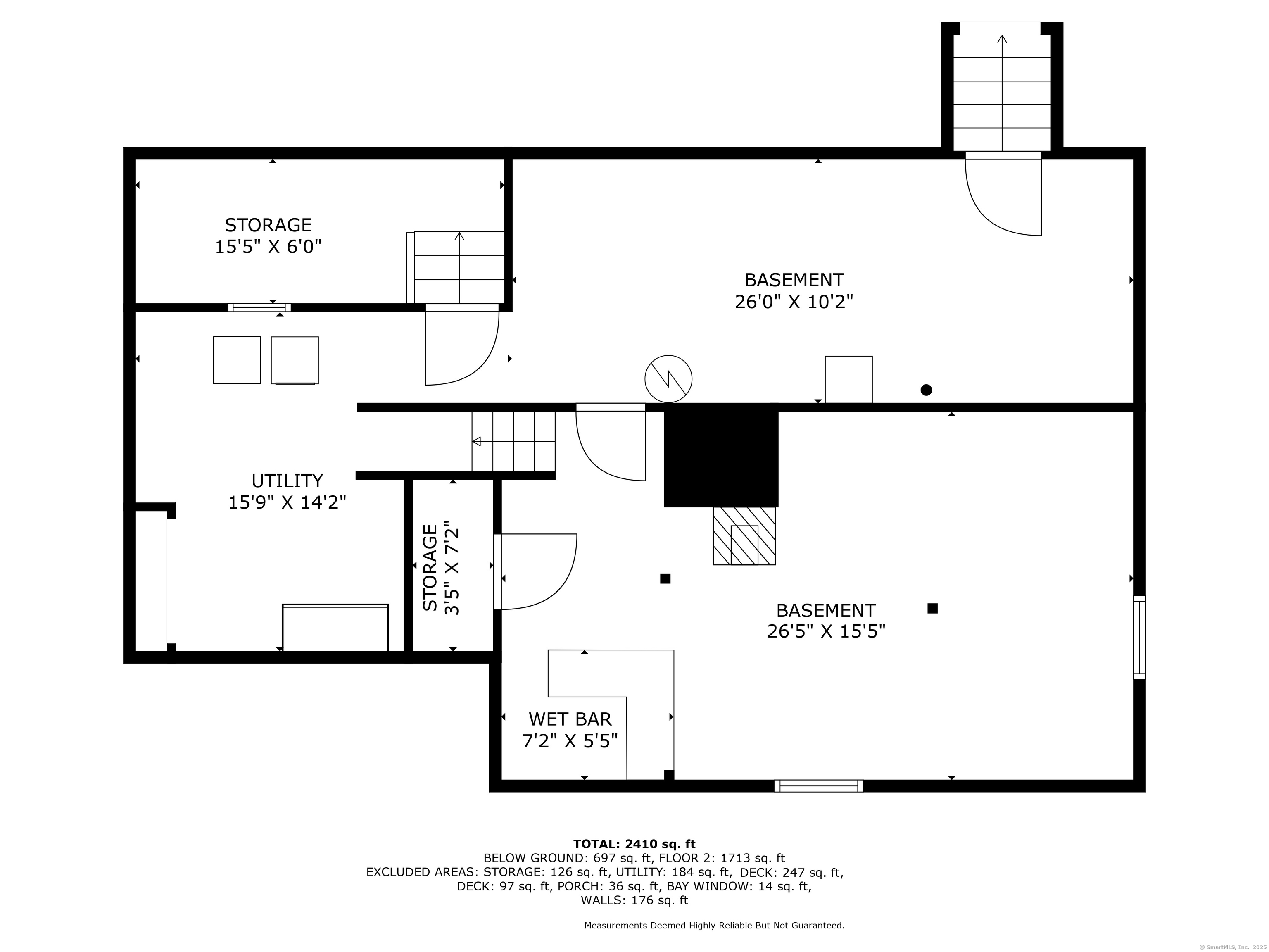 64 Dohm Avenue Guilford, CT 06437 - Photo 38 of 38 Lower level floor plan