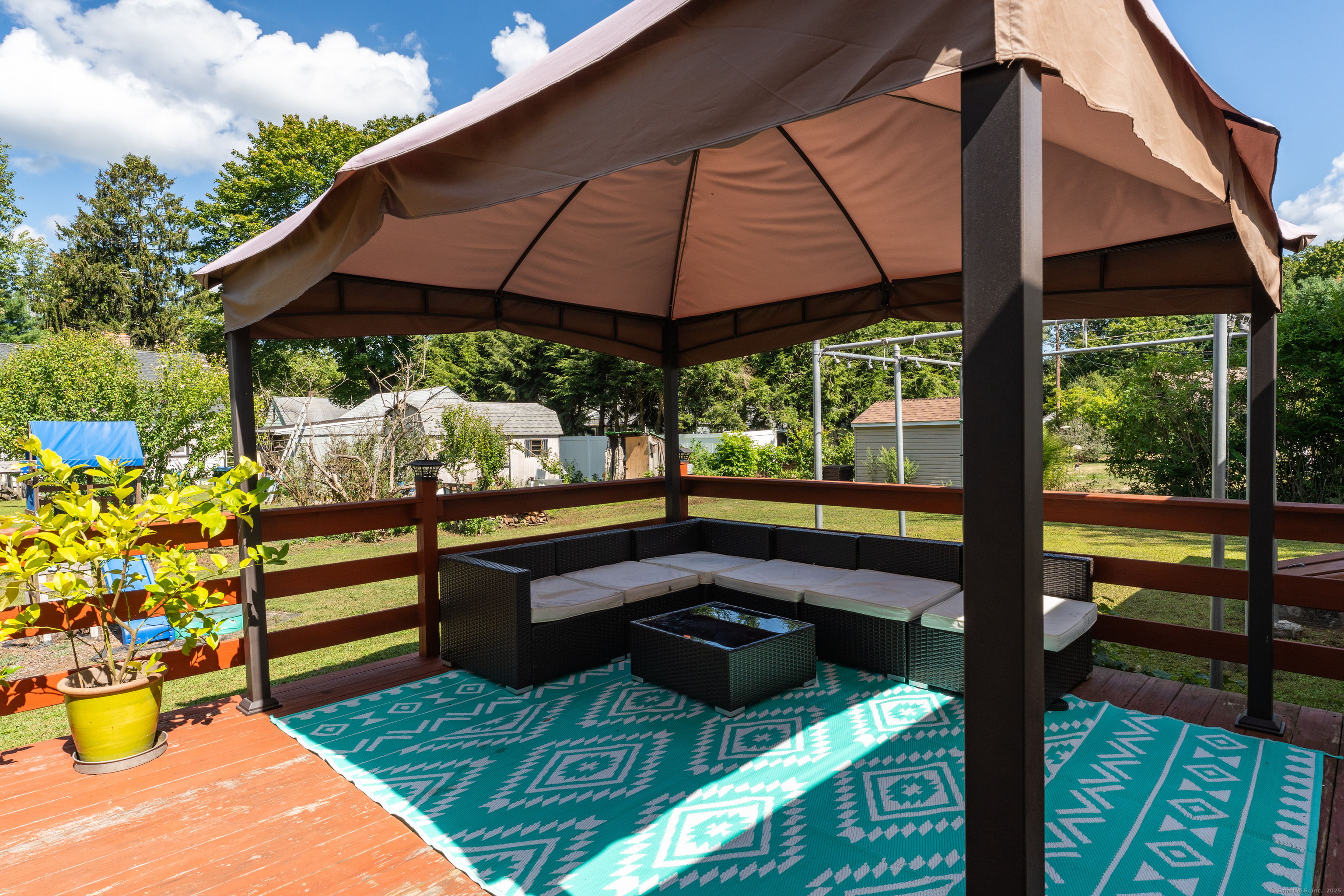 64 Dohm Avenue Guilford, CT 06437 - Photo 32 of 38 The deck has a pavilion which conveys