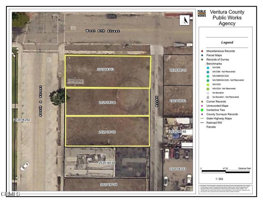 800 South A Street Oxnard, CA 93030 - Photo 13 of 15 Aerial Map