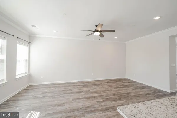 a view of an empty room
