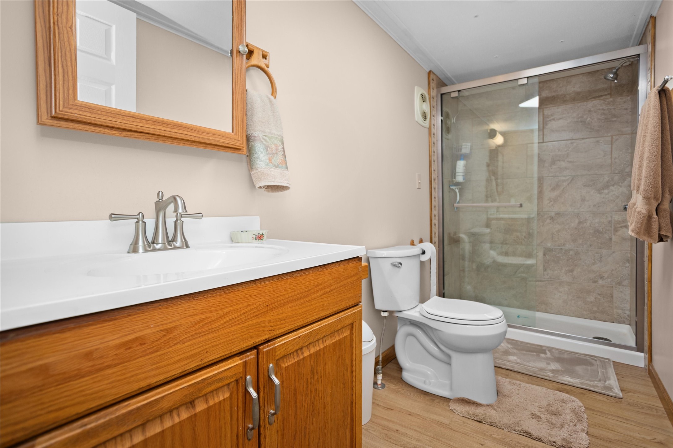 2330 Sabinetown Road Hemphill, TX 75948 - Photo 25 of 34 a bathroom with a sink a toilet and shower
