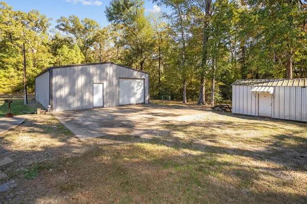 a view of a wooden fence