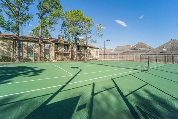 a view of a basketball court