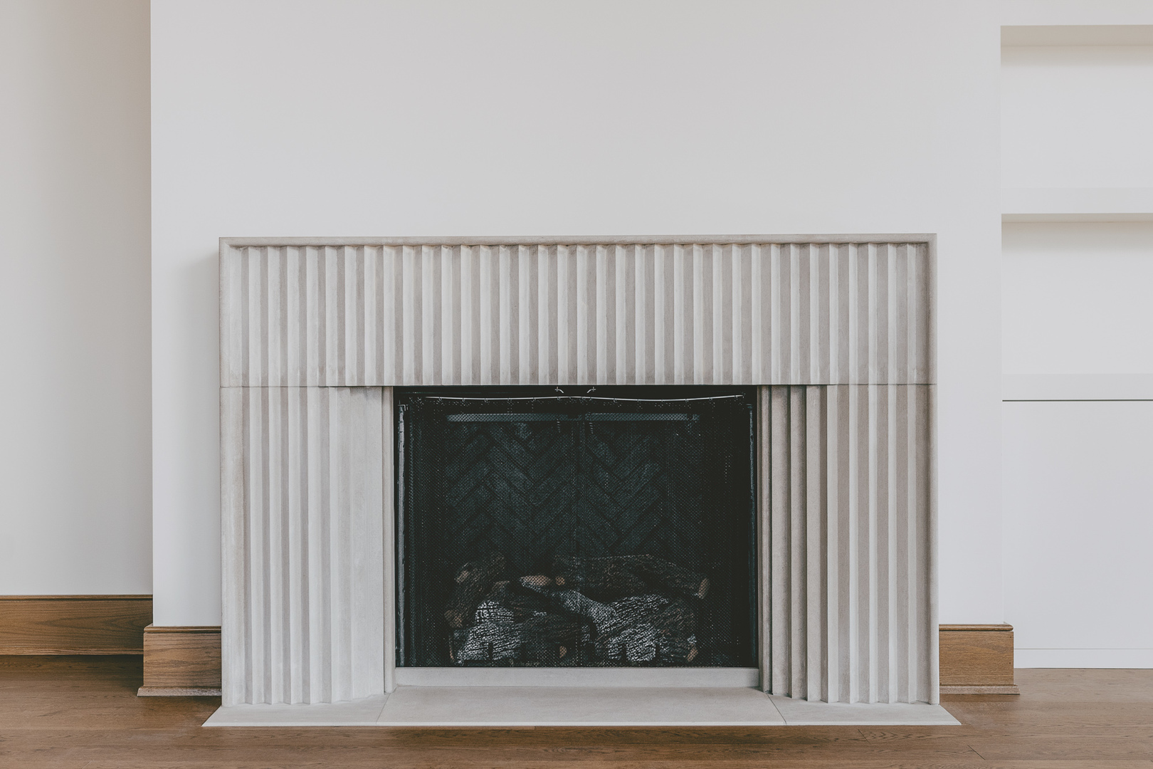 21 North May Street, Unit 601 Chicago, IL 60607 - Photo 8 of 64 a close view of a fireplace