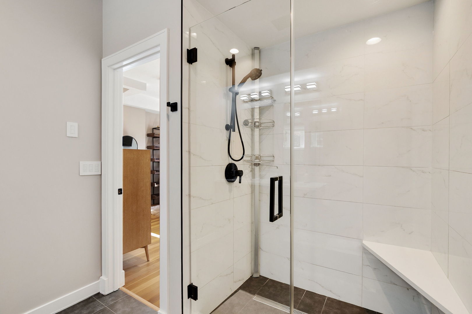 2404 West Moffat Street, Unit 1 Chicago, IL 60647 - Photo 31 of 41 a bathroom with a shower