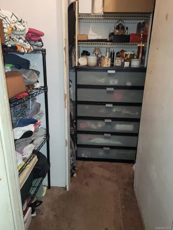 a view of storage and utility room