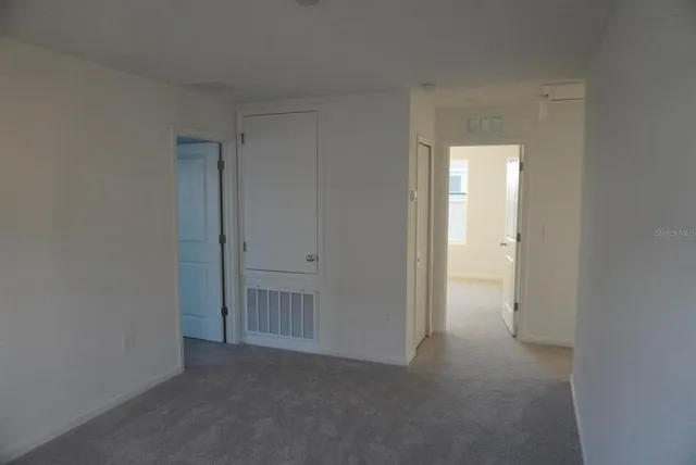 a view of closet area