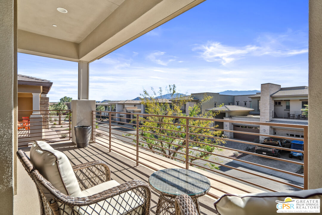 204 Retreat Circle Palm Desert, CA 92260 - Photo 48 of 60 a view of balcony with couch