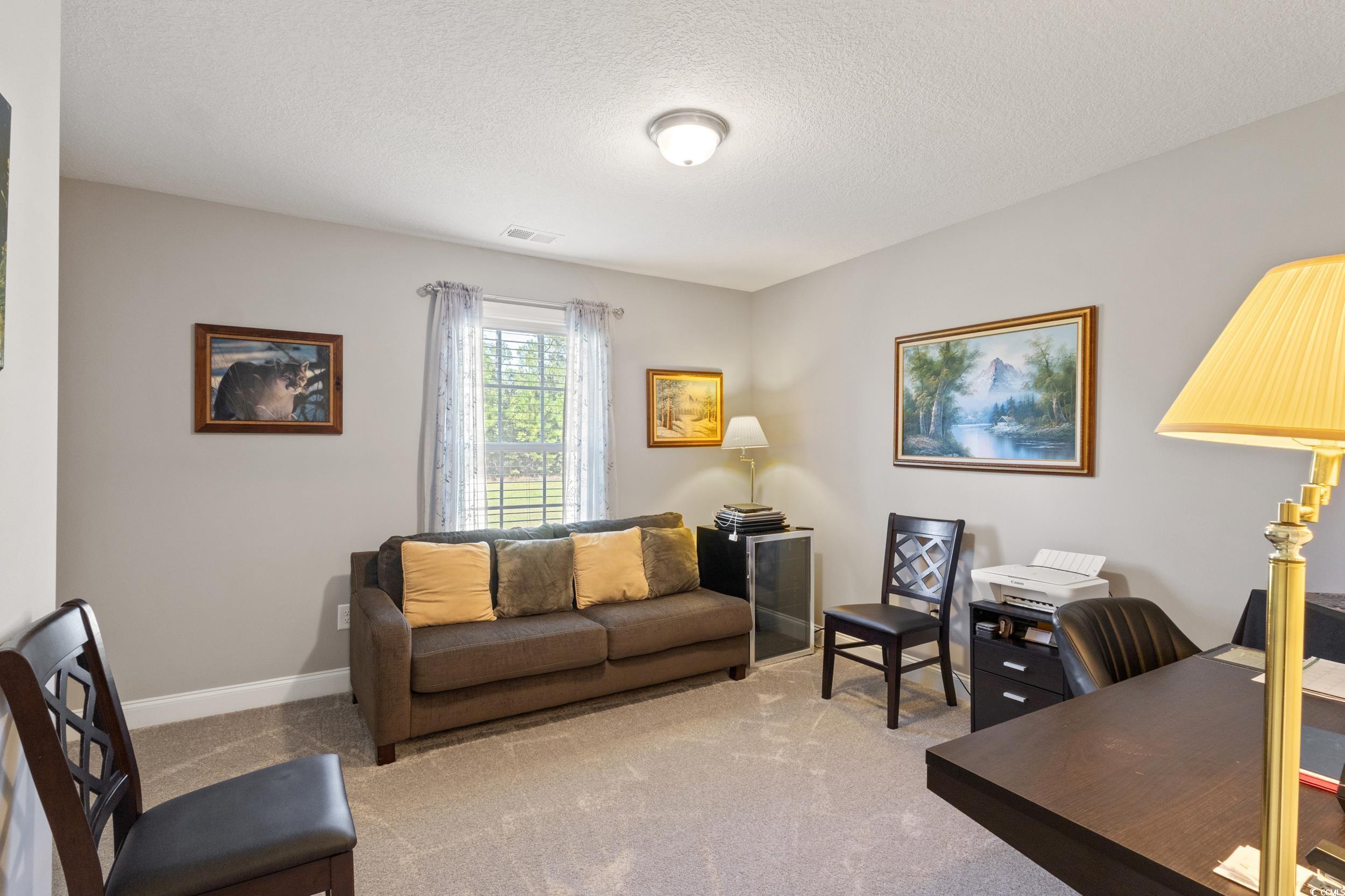 1353 Hucks Road Aynor, SC 29511 - Photo 27 of 40 Office space featuring carpet floors and a textured ceiling