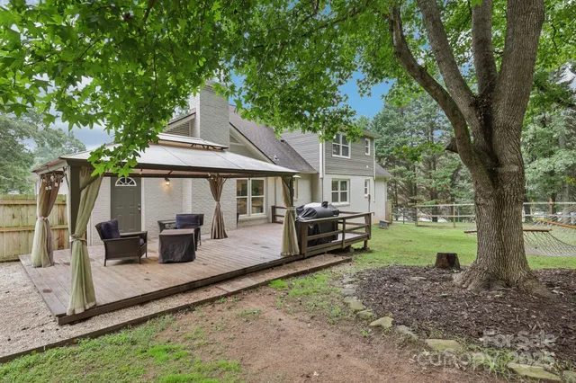 a outdoor space with patio furniture